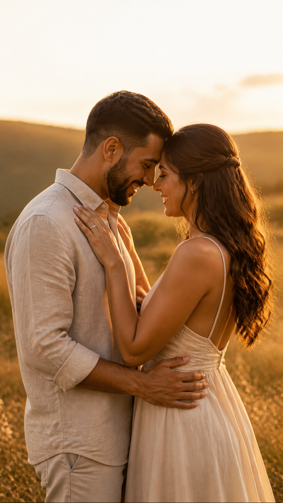 Murilo e Daniela abraçados